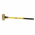 Abc Hammers ABC Hammers, Inc.  14 lb. Brass Hammer with 33 inch  Fiberglass Handle AB1853